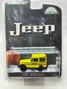 1:64 1974 m. Jeep DJ-5 Mokyklos, Autobusų Aukštos Modeliavimas Diecast Metalo Lydinio Modelio Automobilių, Žaislų, Dovanų Rinkimu W576