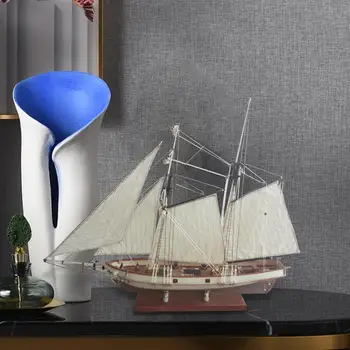 1:70 Masto burlaivio Modelis, Laivų Medienos modelių Kūrimo Rinkiniai 