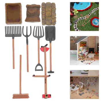 1 Rinkinys Įdomus Ūkio Įrankis Modelis Žaislas Mini Namų Ūkio Įrankis, Žaislas Vaikams Miniatiūriniai Sodo Įrankių Prop Dekoras