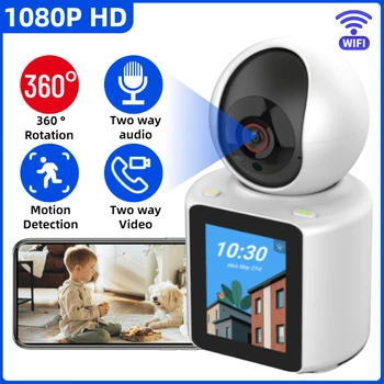 1080P HD Smart Home IP VAIZDO Wifi Kamera, Naktinio Matymo Stebėti, Patalpų Pet Baby Kūdikio stebėjimo Kamera APP Nuotolinio Stebėjimo