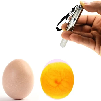 1pcs Inkubatorius Eggtester Kiaušinių kiaušinių tikrinimo šviesoje Lempa Led Super Šaltas Įranga Inkubacijos Įrankis Didelio Intensyvumo Kietas Led Šviesos kiaušinių tikrinimo šviesoje Lempos