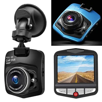 2,4 Colių Automobilinis vaizdo Kamera 1080p Nešiojamas Mini Ciklo Įrašymo Naktį Auto Brūkšnys Vehical Diktofonas Dvr Kamera M9g7