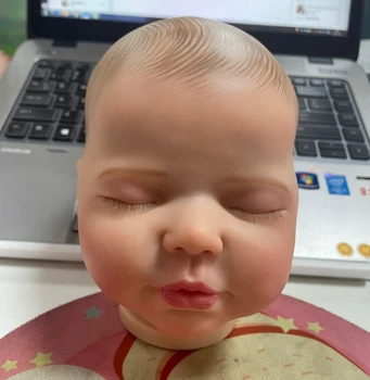 20inch Tapybos Rinkinio Arti Akių, Rankų darbo 3D Odos Venis Reborn Baby Doll Dydis Tikroviška Minkštos Lanksčios Nebaigtų Lėlės Dalys