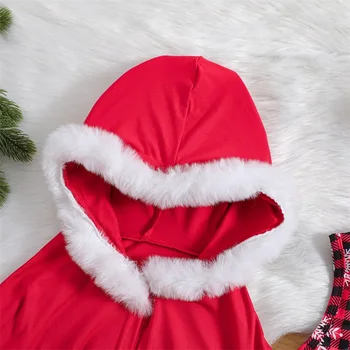 2vnt Baby Girl Helovinas Kalėdų Komplektus Modelio Spausdinimo Hoodie Apsiaustas be Rankovių Tutu Suknelė Bamblys Cosplay Kostiumas