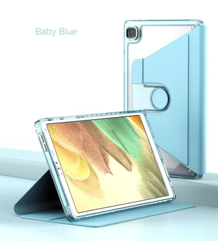 360 Sukasi Case For Samsung Galaxy Tab S8 SM-X700 S7 SM-T870 A8 10.5 2021 SM-X200 A7 SM-T500 A7 lite SM-T220 Aišku, galinis Dangtelis
