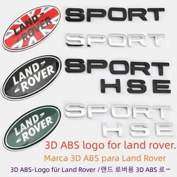 3D chromuotas logotipo raidė priekinis dangtis sporto ženklelis Land Rover RANGE ROVER ABS lipdukas dekoratyviniai aksesuarai