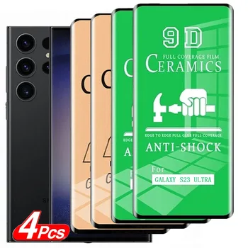 4PCS 2Clear+2Matte Minkštas Keramikos Plėvelės Samsung Galaxy S23 20 Pastaba S21 S22 S20 Ultra S10 S9 S8 Pastaba 10 9 Plius Screen Protector
