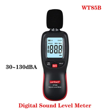 5PC Bluetooth Skaitmeninio Garso Lygio Matuoklis WT85B 30~130dBA Triukšmo Garso Lygio Matuoklis Decibelų Dozimetro Signalizacijos Testeris Diagnostikos Įrankiai
