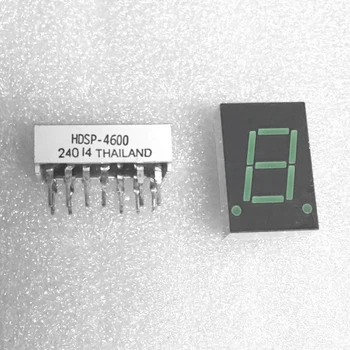 5vnt HDSP-4600 0.43 Colių Žalia 7 Segmentų LED Ekranas, Skaitmeninis Vamzdžio Bendro Anodo 10 Pin