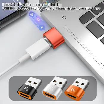 6A USB Tipo C OTG Adapterio USB3.0 C Tipo Moteris Male USB Keitiklis Paramos Duomenų Perdavimo Įkrovimo Converter For PC