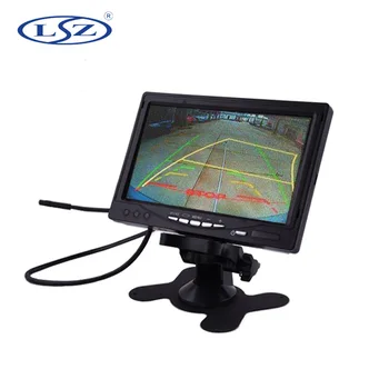 7 colių automobilinis monitorius su HD ir AV įvestis ekranas, LCD ekranas, automobilių atsarginės kameros, apsaugos sistemos