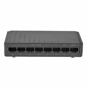 8 Uostų 6+2 POE Switch purkštukas (benzinas Galia Per RJ45 Ethernet Šeimos Tinklo Sistema 10/100M Fotoaparatai Be Maitinimo Adapteris