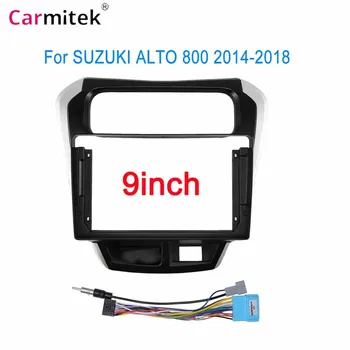 9Inch 2din Automobilio radijo Fasciją Rėmo Adapteris, Skirtas SUZUKI ALTO 800 2014 -2017 