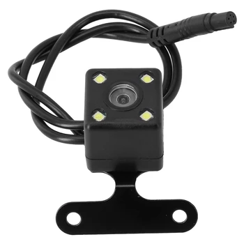 Aiškaus vaizdo Kokybę, Automobilio Galinio vaizdo Kamera su 4 LED Naktinio Matymo Neperpučiamas ir Idealiai tinka Įvairių Transporto priemonių