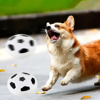 Aktyvus Sklandymo Diskas Įdomus Futbolo Kamuolys, Interaktyvus Žaislas Šuns Žaislas, su Linksmais Apšvietimo Efektai Naminių Reikmenys