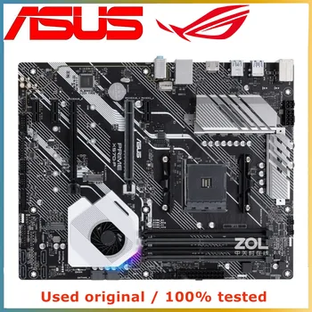 AMD X570 Už ASUS PRIME X570-P Kompiuterio Plokštę AM4 DDR4 128G Darbalaukio Mainboard M. 2 NVME USB PCI-E 3.0 X16