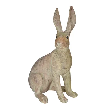 Aukštos kokybės rabbit dekoratyviniai lauko mažų dervos sodo puošmena gyvūno statusas