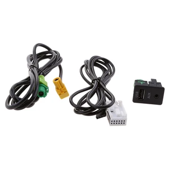 Automobilinis USB Aux Audio Įėjimo Adapteris, Lizdas Pajungti vw CC Aukštos kokybės