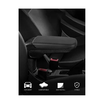 Automobilių Rankos Centrinis Porankis Laikymo Dėžutė su Vandens Puodelio Laikiklis W/USB Mercedes Smart Fortwo Forfour 453 2015-2019