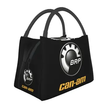 BRP ATV Gali Esu Logotipas bolsas de almuerzo aisladas para mujer, bolso enfriador térmico reutilizable, Iškylų de trabajo