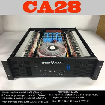 CA28 Profesionalus Stiprintuvas Pure Power Amp 2 Kanalai (3u) KTV/Etapas/Home Entertainment KTV 8Ohm 1600W*2/3200W*2