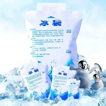 Daugkartinio Naudojimo Ledo Paketas Vandens Įpurškimas Apledėjimo Aušintuvas Krepšiai Šaldyti Maistą Išlaikyti Šviežią Gelio Sauso Ledo Paketas Skausmo Šaltas Kompresas Gėrimų Atveju