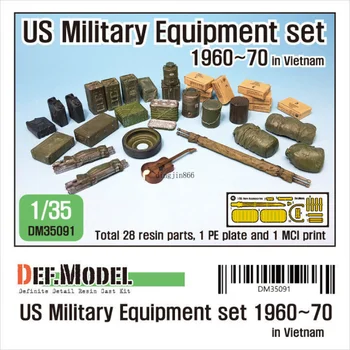 DEF Modelis DM35056 1/35 '60~'70 JAV Karinės Įrangos rinkinys -1960~70