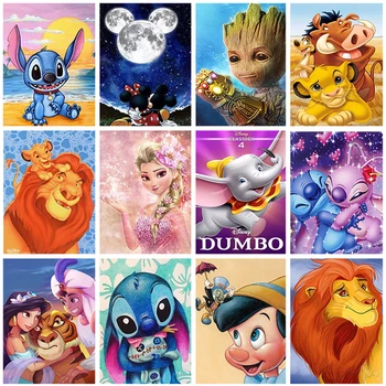 Diamond Dažymas Disney Princess Simbolių 5D 