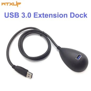 Didelės Spartos 5Gbps USB 3.0 Kabelį, Lopšys Tipo Vyrų ir Moterų Belaidžio Duomenų Pratęsimo Lopšio Pagrindo Stovi Jungiamojo Kabelio Laido 0,8 m