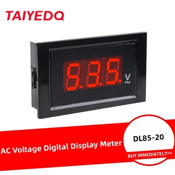 DL85-20 AC Voltmeter Skaitmeninis Displėjus, 2-Viela, voltmetras Galvos AC80-500V Skaitmeninis LED Tube Display