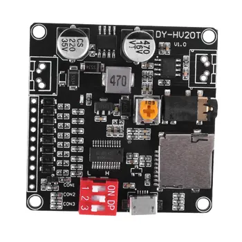 DY-HV20T 12V/24V maitinimo supply10W/20W Balso atkūrimo modulis remti Mikro SD kortelės MP3 muzikos grotuvas Arduino