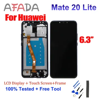 Ekranas Jutiklinis Ekranas skaitmeninis keitiklis (LCD) Huawei Mate20 lite 6.3