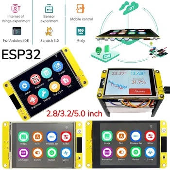 ESP32 Arduino LVGL WIFI&Bluetooth Plėtros Taryba Dual Core 800x480 Smart Ekranas 2.8 colių RGB TFT LCD Modulis su sensoriniu