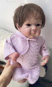 FBBD 45cm Naujagimis Kūdikis Reborn Lėlės Bettie Tikroviška Minkštos Džiugu Kūdikis iš Kelių Sluoksnių Tapyba, 3D Odos su Matomas Venų