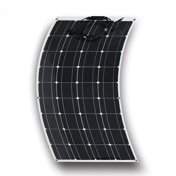 Gamyklos kaina lanksčias saulės skydelis lengva atlikti automobilio stogo kelionės nešiojamų naudoti 50w 100w 200w 250w mono saulės skydelis