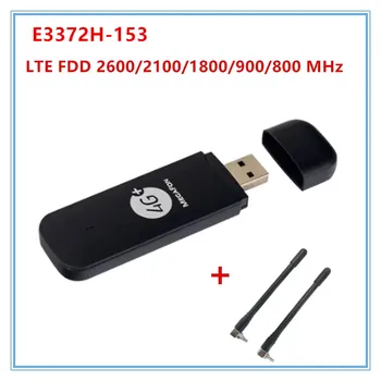 Gamyklos OEM Atrakinta E3372 E3372h-153 4G LTE Modemas Su Išorinės Antenos USB Tinklo Adapteris