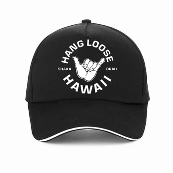 Hang Loose Shaka Brah Juokinga Hang Loose Havajų skrybėlę Vasarą, kietas Kvėpuojantis Golfo skrybėlę vyrai moterys Reguliuojamas Snapback Skrybėlės gorras