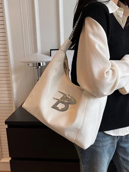 High-end didelės talpos maišelį 2023 naujas moterų maišas populiarus pečių maišą mados darbo kibirą, maišą