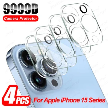 iPhone15Pro Kameros Stiklo 4Pcs 