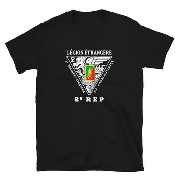 JHPKJT-shirt 2e rep legion etrangere legiono parašiutininkų pulkas užsienio Priemoka Medvilnės, trumpomis Rankovėmis O-Neck T Shirt Mens