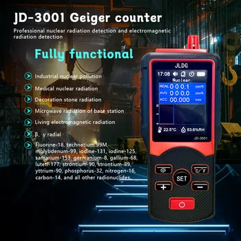 JLDG Geigerio Skaitiklis, Radiacijos Detektorius, Y-ray Beta Gama Detektorių Geigerio Skaitiklis, Radiacijos Detektorius JD-3001 Testeris