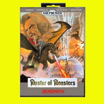 Kapitonas Monstras Gunfighters 16bit MD Žaidimo Kortelės Sega Mega Drive/ Genesis 