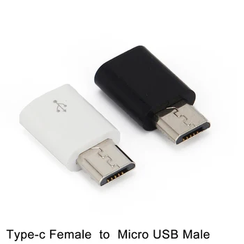 Karšto 1pcs C Tipo Moterų Jungtis, Micro Male USB Adapteris Įkrovimo Konverteris Duomenų Adapteris Didelės Spartos mobilusis Telefonas Priedai