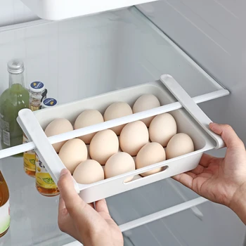 Kūrybos Šaldytuvo Stalčių Stiliaus Kiaušinių Laikymo Dėžutė Maisto Saugojimo Konteineris Išsaugojimo Langelius Daržovių, Vaisių Organizatorius Virtuvė