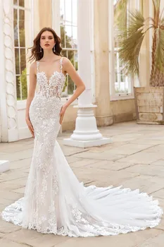 Lakshmigown Undinė Vestuvių Suknelės Moterims 2023 Nėrinių Ilgai Prabangių Vestuvinių Suknelių Elegantiškas Bride Dress vestidos de novia