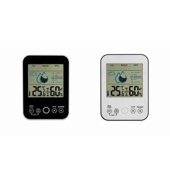 LCD Skaitmeninis Termometras su Drėgmėmačiu Patalpų Temperatūros Jutiklis Sveikas Priežiūros Stebėti Drėgmės Matuoklis Oro Stotis