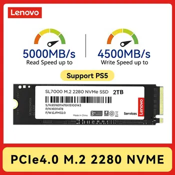 Lenovo SSD 500GB 1 tb 2tb 4tb SSD M2 NVMe PCIe 4.0 X4 M. 2280 2 NVMe SSD Diską Vidinio Kietojo Disko PS5 Desktop