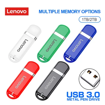 Lenovo USB Flash Drive USB 3.0 Sąsaja Nekilnojamojo Talpa 2TB 1 TB Pen Ratai Didelės Spartos 520mb/s Pendrive Pritaikyti Logotipą Ps4/ps5