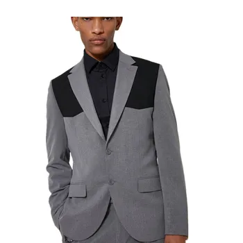 Mados dizaino Mens Kostiumas Kostiumas Homme Slim Fit 2 Gabalas Verslo Kostiumai, Nustatyti Vestuvių Jaunieji, Jaunikis Smokingas(Švarkas+Kelnės)