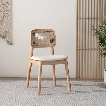 Matt Medinių Valgomojo Kėdės Minimalistinės Šiuolaikinio Gyvenimo Kambario, Valgomojo Kėdės, Kvėpuojantis Sodo Silla Comedor Virtuvės Baldai A1